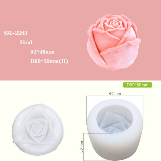 Molde Rosa Premium para Hielos, Chocolates y Postres