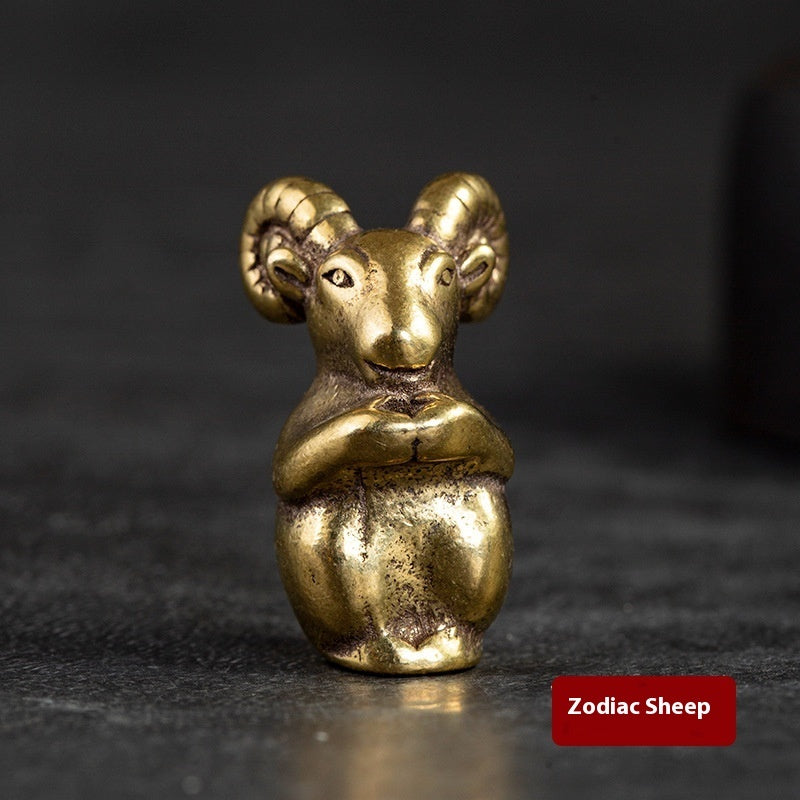 Mascota Zodiacal China en Cobre | Amuleto de Prosperidad