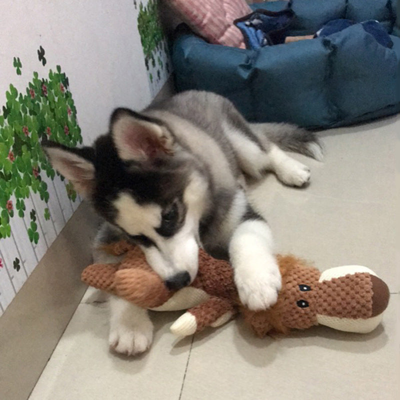 Juguete de felpa para perros, juguete resistente a mordeduras y al estrés de tu mascota, de cobertura suave que no daña su dentadura