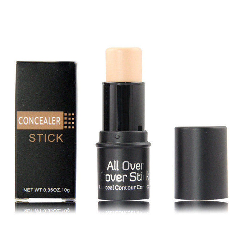 Base Correctora facial hidratante de tres colores que cubre espinillas pecas ojeras