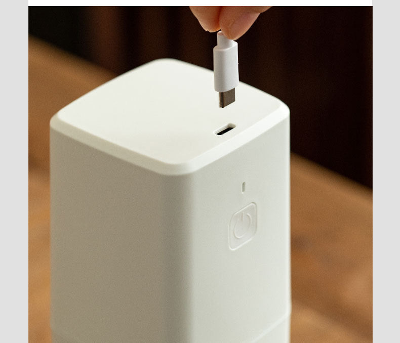 Molinillo Eléctrico para Granos de Café – Diseño Cuadrado Recargable