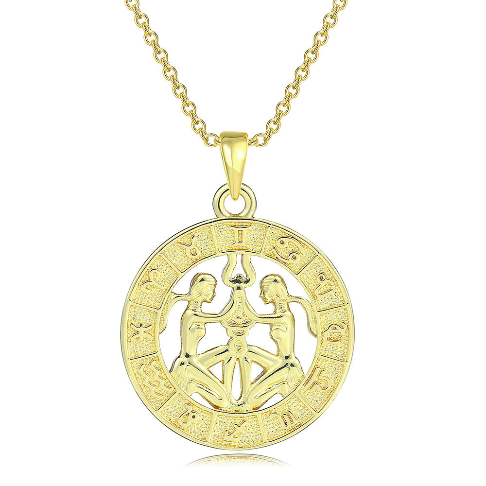 Amuleto Estelar de 12 Signos – Elegancia y Energía en un Collar