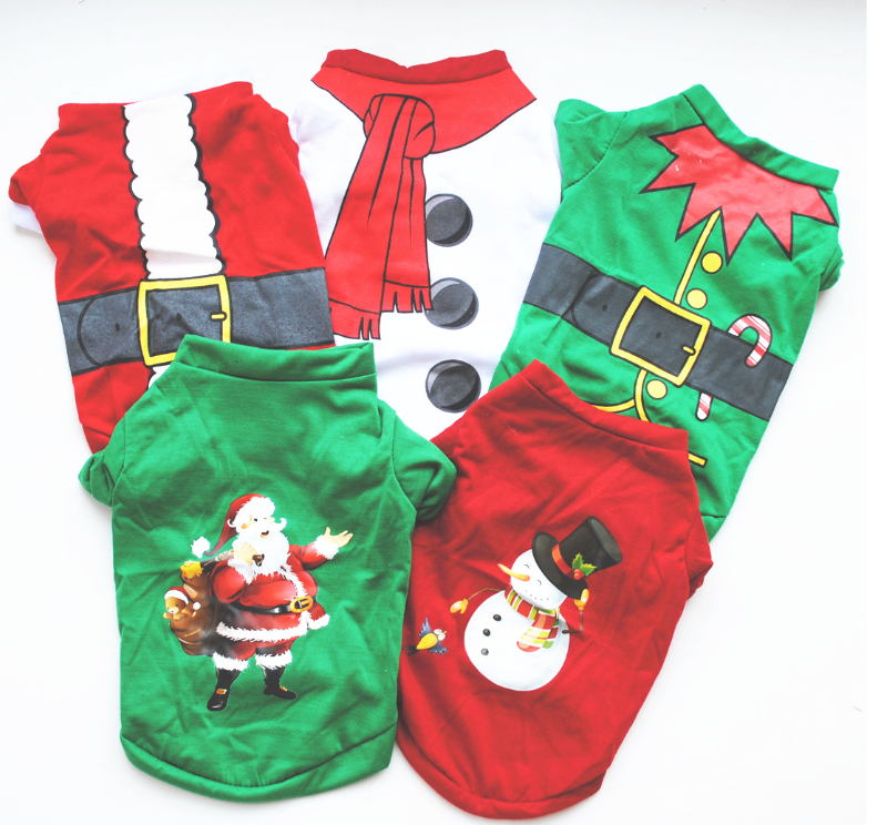 Ropa para perros de navidad, ropa de invierno para tu mascota en distintos motivos festivos, ideal para estas fiestas navideñas