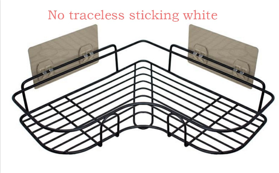 Repisa Esquinera sin Taladro | Organizador de Baño y Cocina con Succión