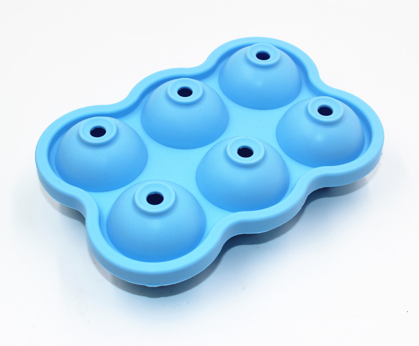 Molde de Hielo Redondo 6 Celdas – Silicona de Grado Alimenticio para Bebidas Premium