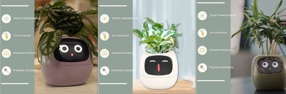 Maceta Inteligente Interactiva | Monitor de Planta con Sensores y Pantalla