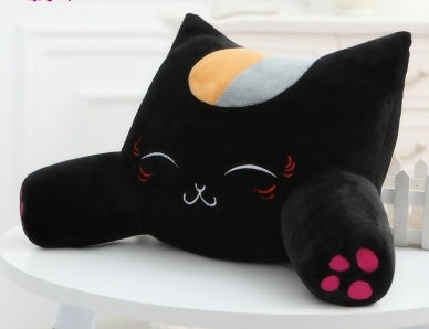 Almohada Gatuna Suave, cojin lumbar – Perfecta para Sofá, Oficina o Auto