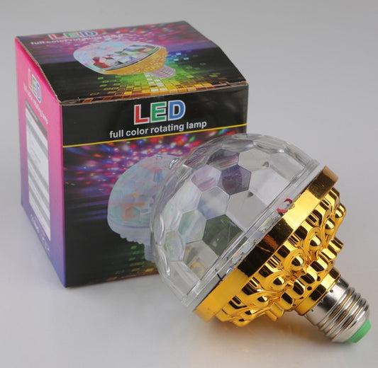 Bola Mágica LED Giratoria Multicolor – Luz de Fiesta Atmosférica