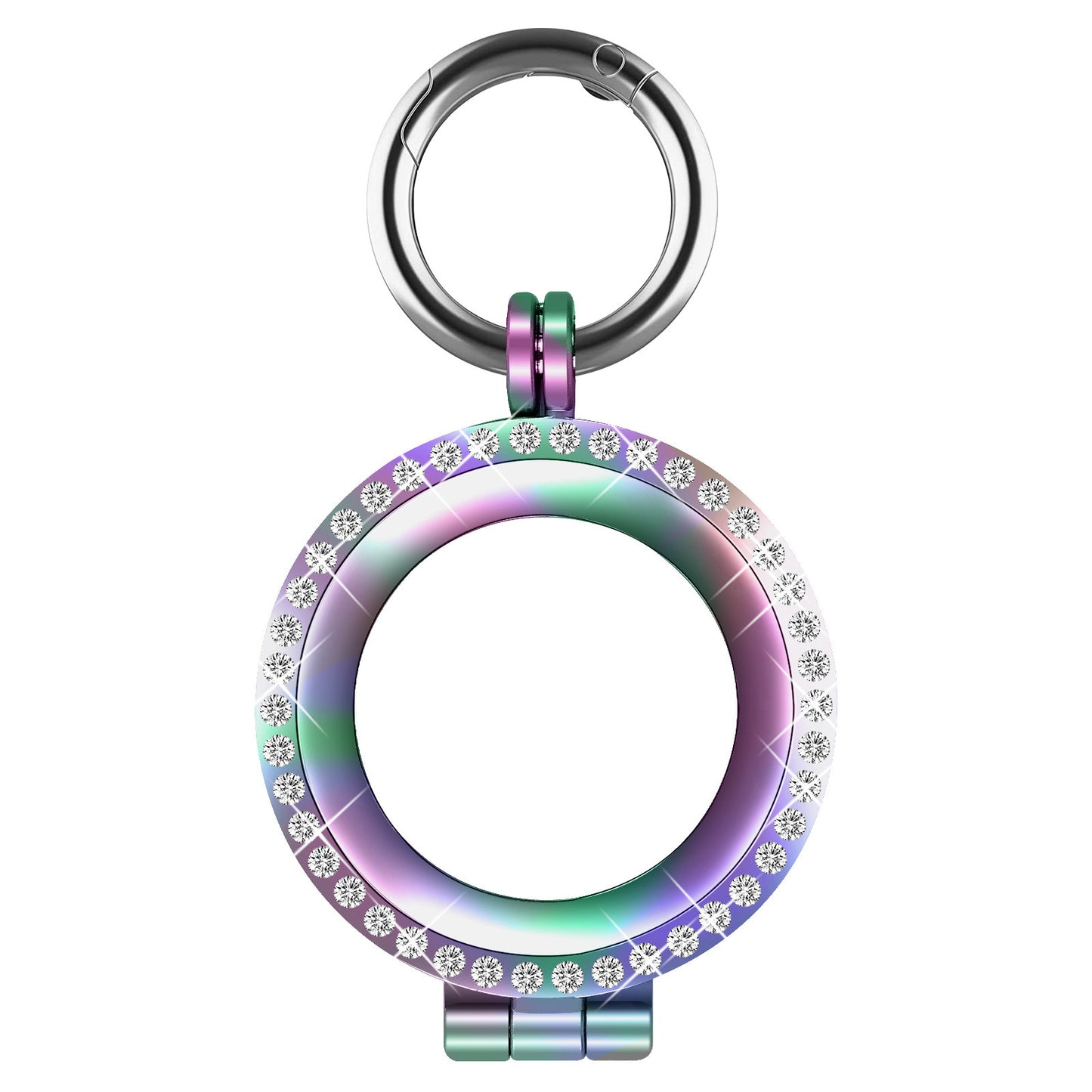 Rastreador de posicionamiento Airtag para GATOS, carcasa protectora con incrustaciones de diamantes