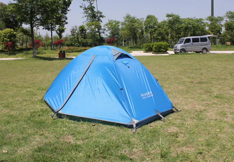 Carpas dobles impermeables para acampar al aire libre, equipo de acampada ultraligero