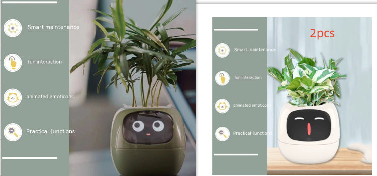 Maceta Inteligente Interactiva | Monitor de Planta con Sensores y Pantalla