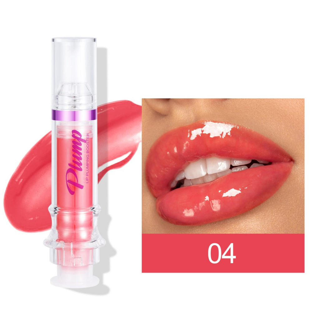 Nuevo tubo de labios rico bálsamo, Color ligeramente brilloso, labios de miel, espejo de cristal, labios, lápiz labial líquido con espejo