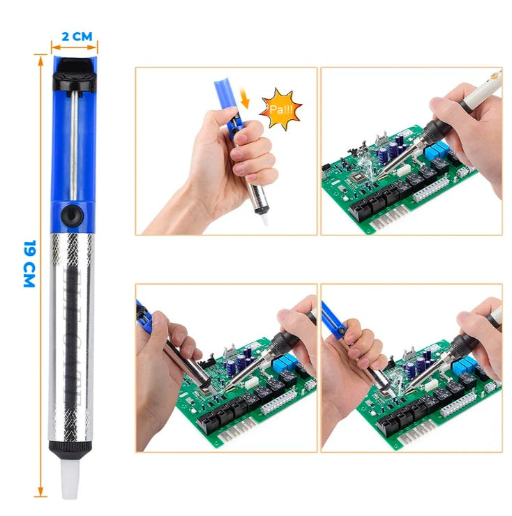 Kit de Soldadura Profesional con Pantalla LCD y Temperatura Ajustable – Calentamiento Rápido y Preciso