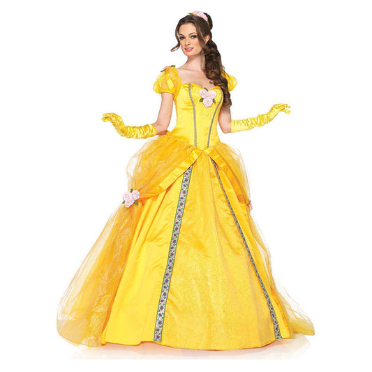 Disfraz de Princesa para Mujer 👗 – Vestido Especial y Guantes a Juego