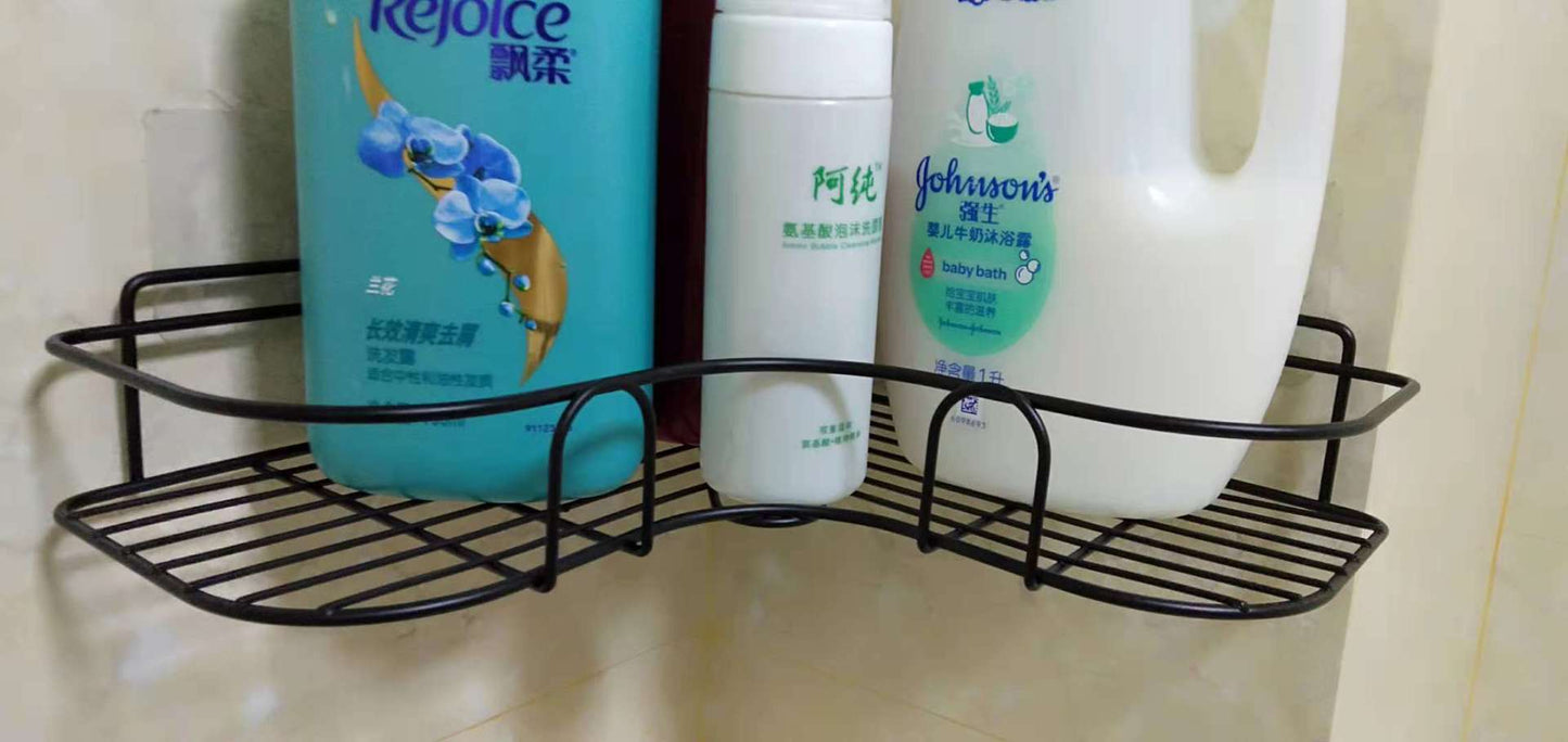 Repisa Esquinera sin Taladro | Organizador de Baño y Cocina con Succión