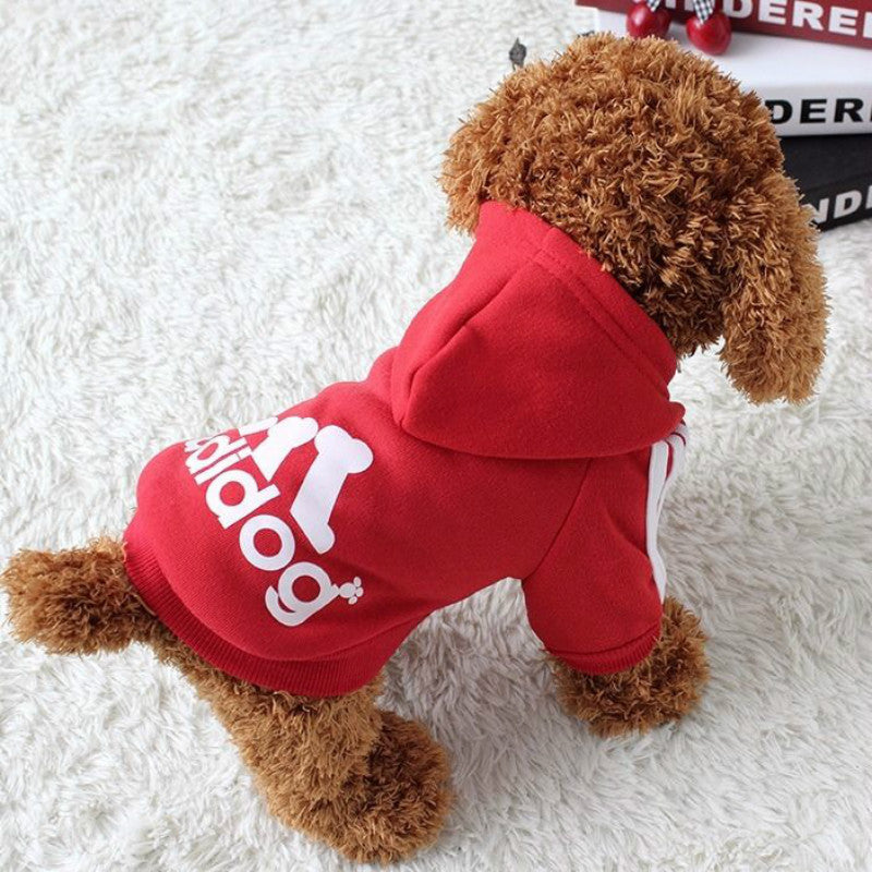 Sudadera con capucha para perro cálida de algodón, abrigo  para tu perro en este invierno