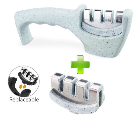 Afilador de Cuchillos de Acero y Diamante | Precisión y Larga Duración