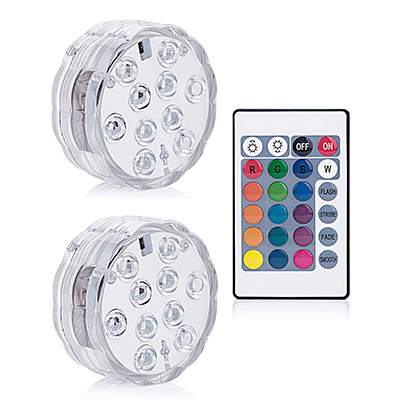 Luz LED Sumergible con Control Remoto | Iluminación Decorativa IP68