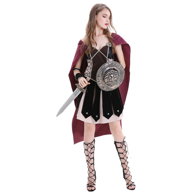 Disfraces de Halloween para Mujer Traje Gladiadora, traje sexy para Fiesta