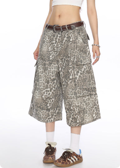 Jean Cargo Estampado Leopardo | Verano con Actitud