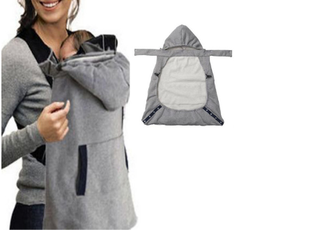 Mochila a prueba de viento para bebé, manta, portabebés, soporte para mamás, traslado de bebés y protección para viento y frio