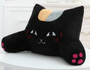 Almohada Gatuna Suave, cojin lumbar – Perfecta para Sofá, Oficina o Auto