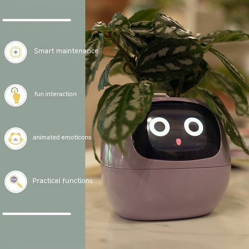 Maceta Inteligente Interactiva | Monitor de Planta con Sensores y Pantalla