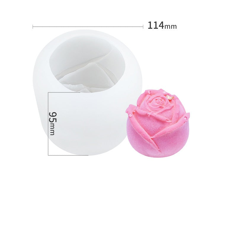 Molde Rosa Premium para Hielos, Chocolates y Postres