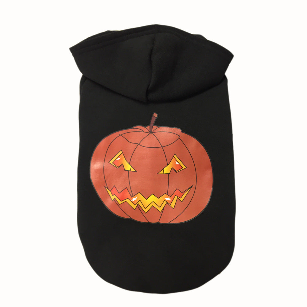 Abrigo para perros del festival de ropa para mascotas de Halloween, hueso, Spiderman, calabaza