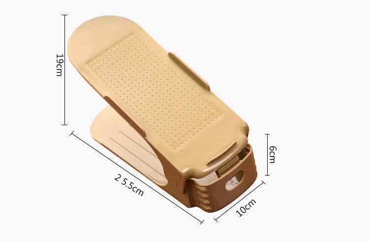 Organizador de Zapatos Doble Ajustable – Soporte de Almacenamiento Vertical ahorro 50%