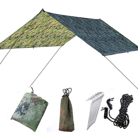 Set de camping para la playa; tienda de campaña para exteriores, impermeable, picnic, camuflaje, ultraligero, delgado, pesca, a prueba de viento