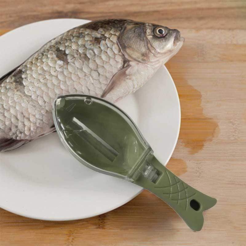 Cepillo para limpiar escamas de pescado, raspador de escamas de pescado, rallador, desmontaje rápido, cuchillo de pescado, limpieza, pelado, raspador de piel, raspador