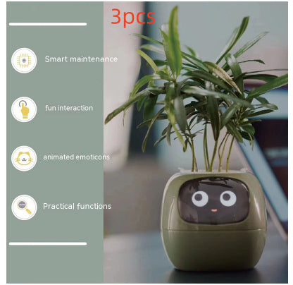 Maceta Inteligente Interactiva | Monitor de Planta con Sensores y Pantalla