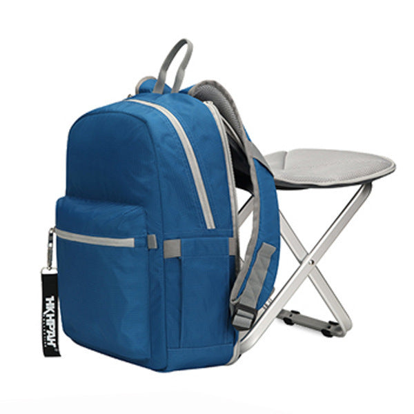 Mochila, Backpack con Asiento Oculto – ¡Organízate y Descansa en Cualquier Lugar!