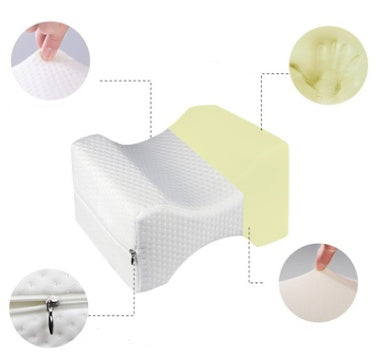 Almohada Ortopédica para Piernas con Memory Foam –Alivio de Dolor y Descanso Total