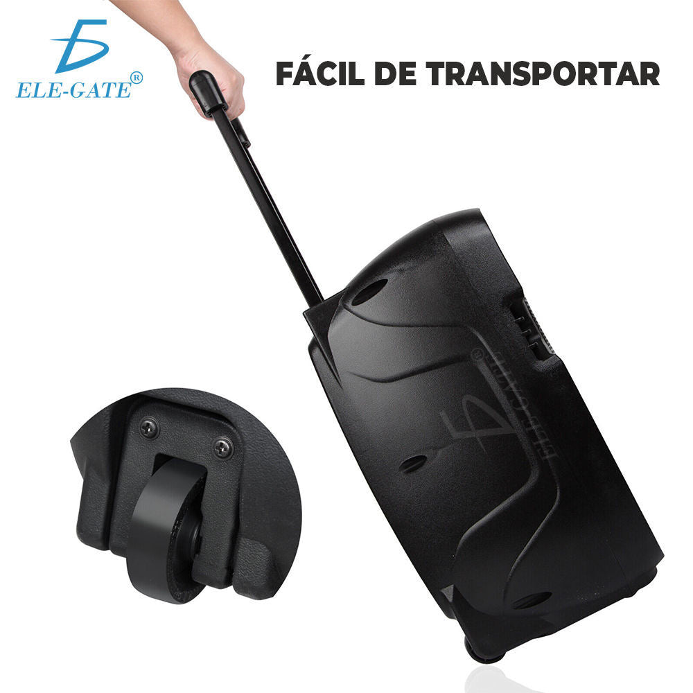 Altavoz Bluetooth 15'' con Micrófono y Control Remoto – Fiesta sin Límites