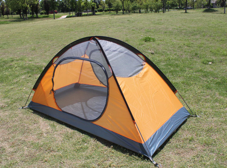 Carpas dobles impermeables para acampar al aire libre, equipo de acampada ultraligero