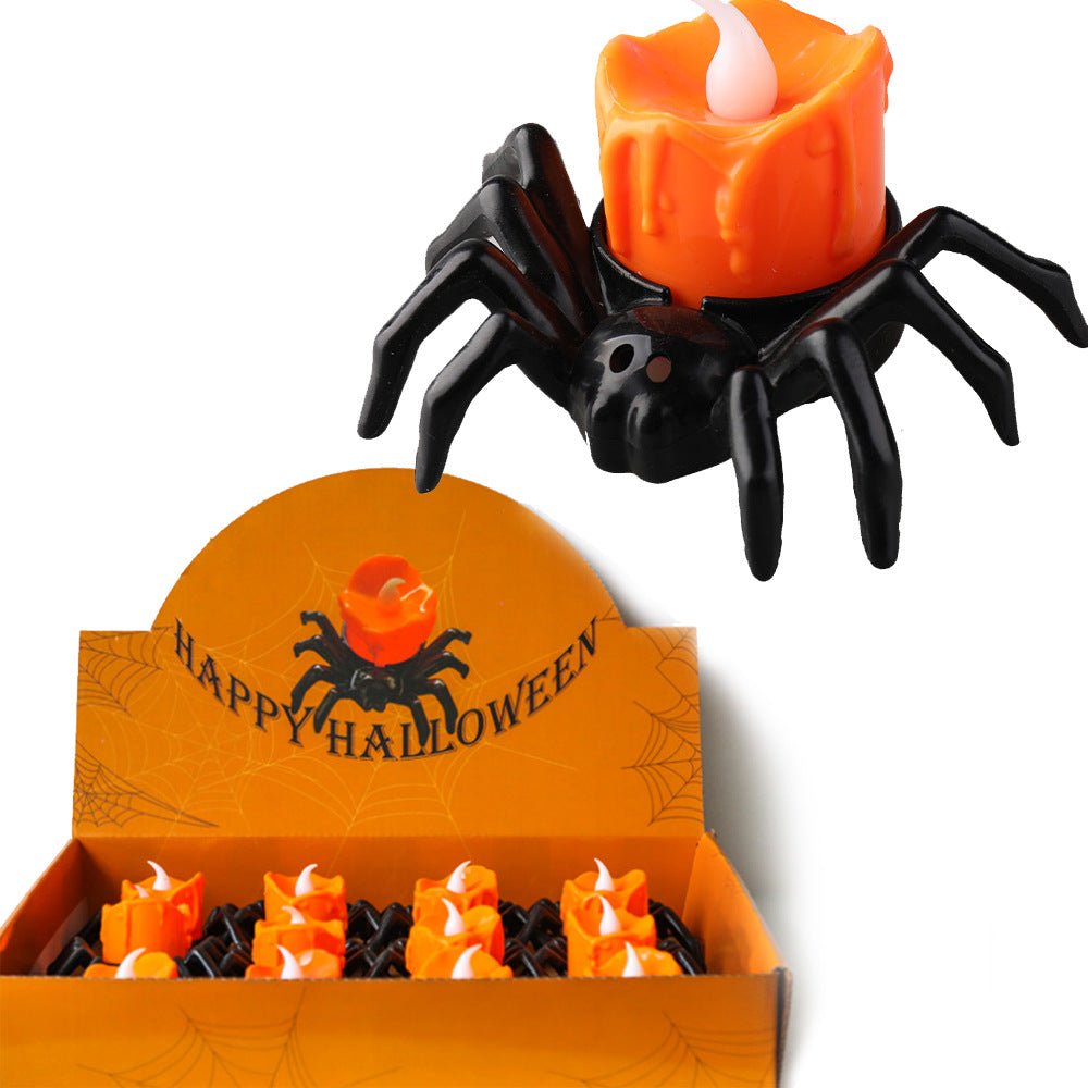 Adornos creativos de candelabro de araña de Halloween, artículo decorativo