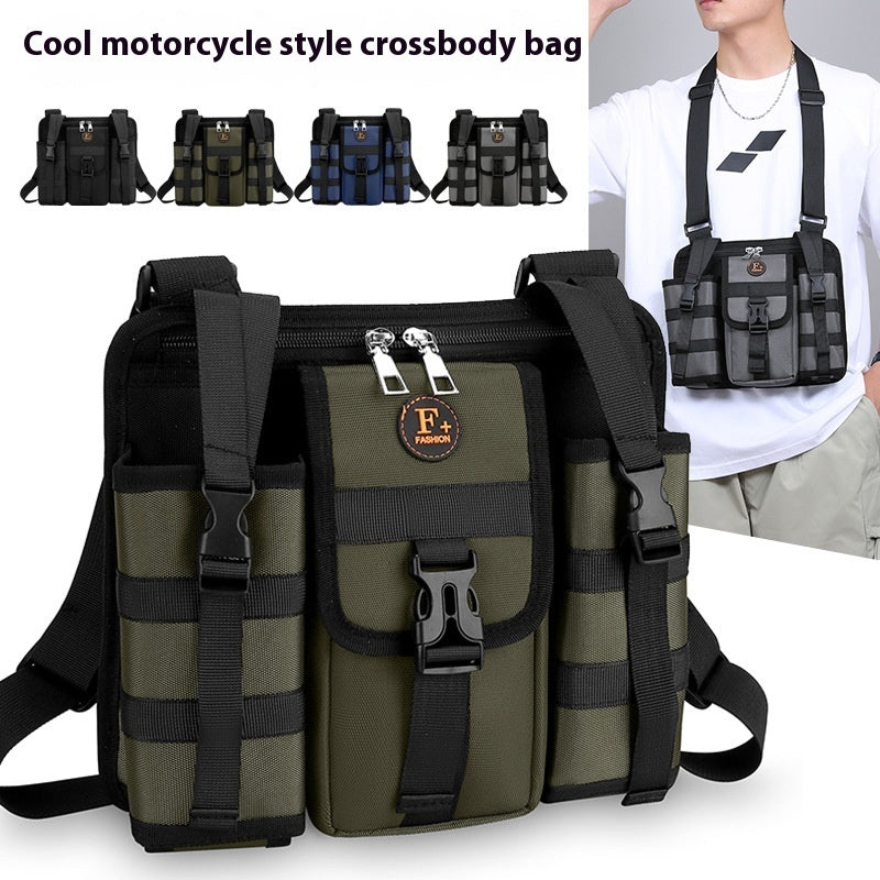 Bolso Bandolera Masculino Impermeable – Liviano, Antibacterial y de Alta Capacidad
