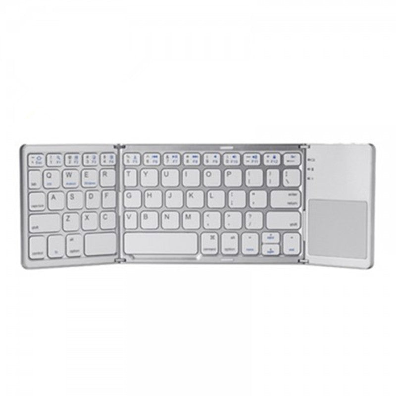 Teclado Bluetooth plegable con batería de litio recargable ultra fino y ligero