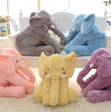 Almohada con Relleno De Elefante Para Dormir Confort Para Bebé 100% algodón de máxima calidad