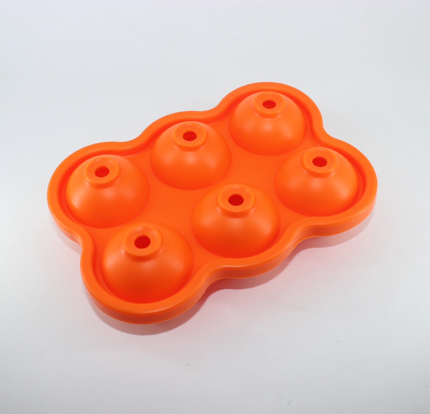Molde de Hielo Redondo 6 Celdas – Silicona de Grado Alimenticio para Bebidas Premium