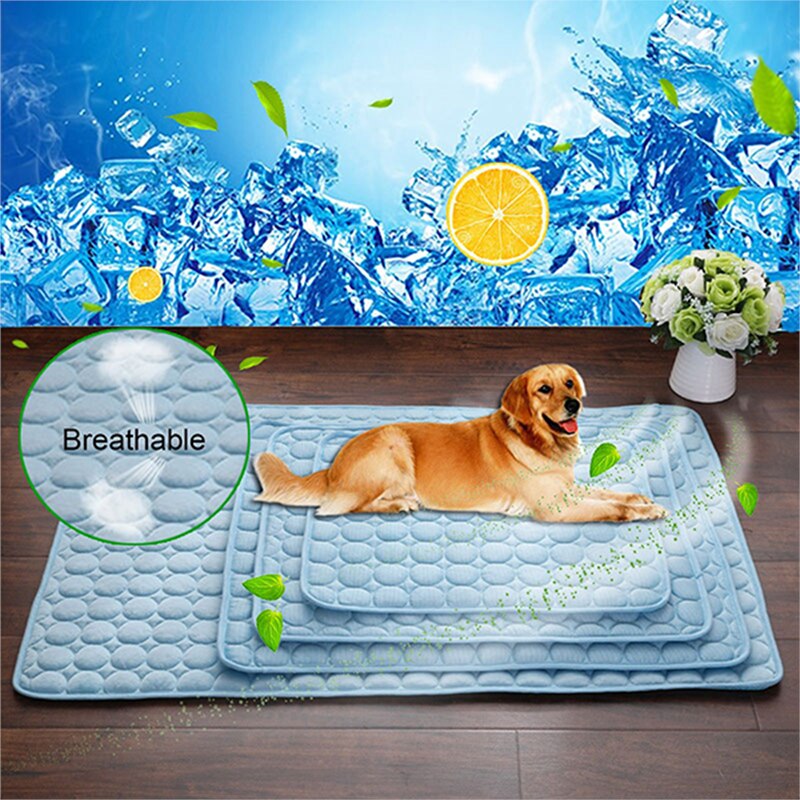 Almohadilla para refrescar cama de perros y gatos, para enfriar el espacio de tu mascota por el calor, ideal para el verano, mascotas felices