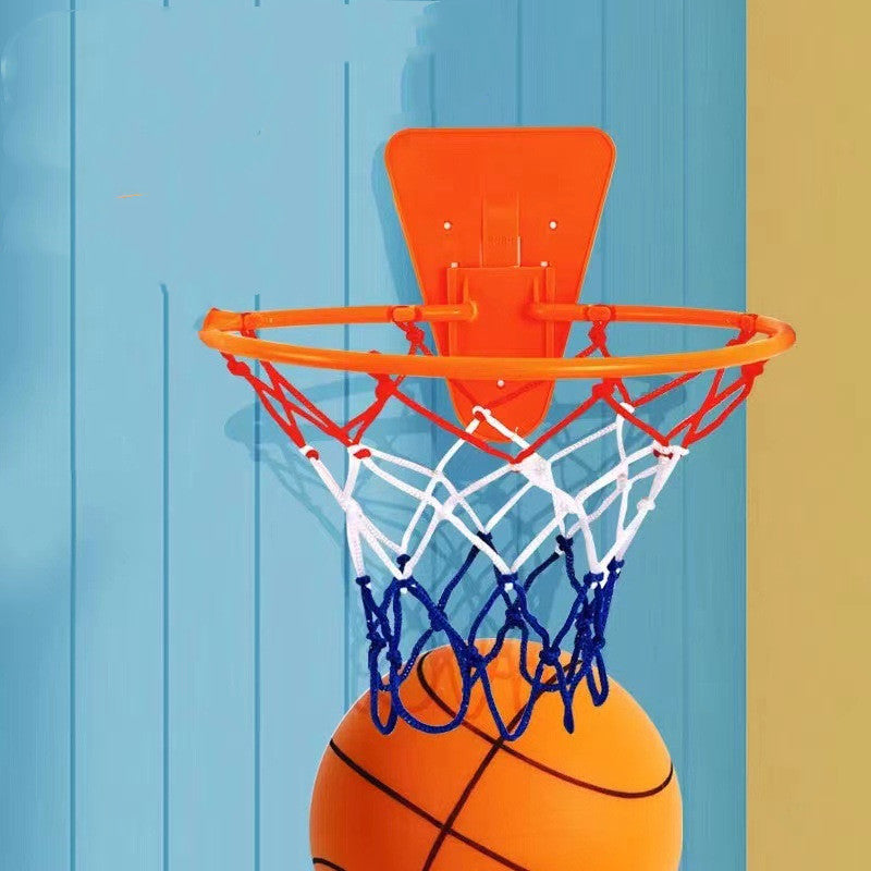 Tablero y Pelota de baloncesto en espuma de alta densidad para interiores, pelota elástica suave de baloncesto silenciosa