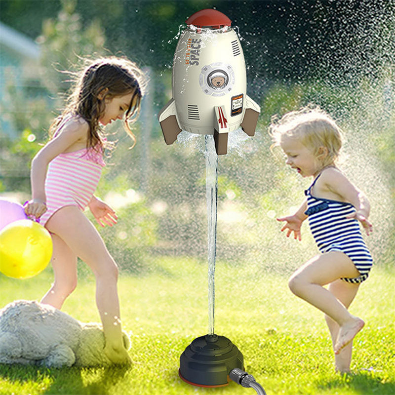 Juguetes lanzacohetes Cohete al aire libre Elevación de presión de agua, Juguete aspersor Interacción divertida en césped y jardín Juguetes para rociar agua para niños