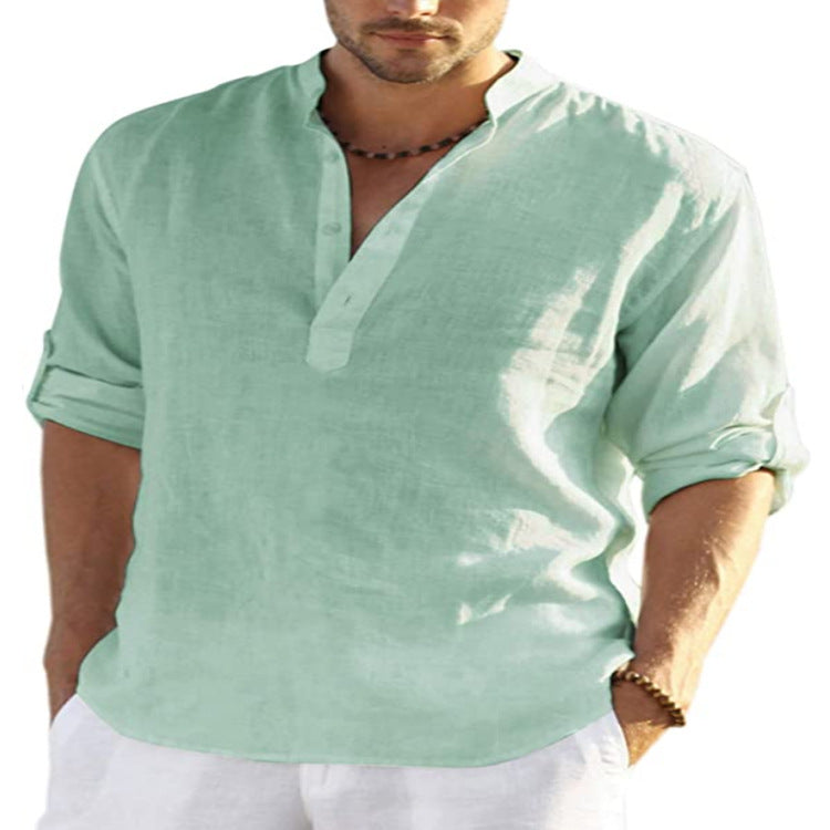 Camisa de Lino para Hombre | Ligera y Transpirable algodón de calidad