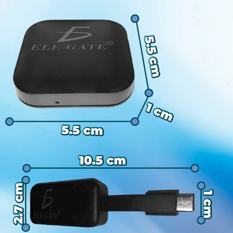 Repetidor HDMI WiFi Mirror Cast con receptor para celular, PC y portátil