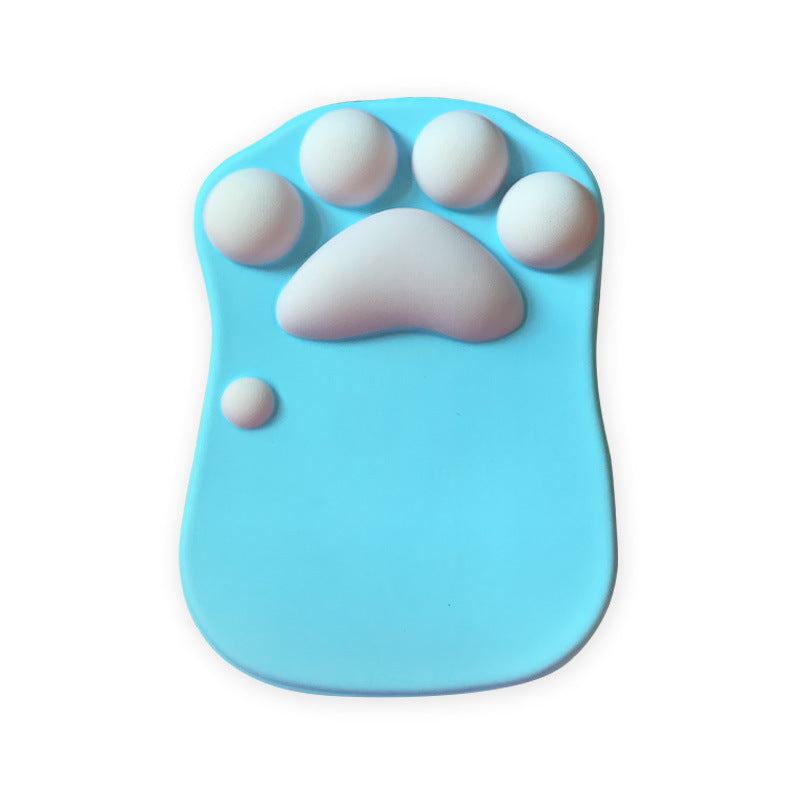 Alfombrilla de Ratón Ergonómica Pata de Gato 3D – Soporte de Muñeca de Silicona Suave