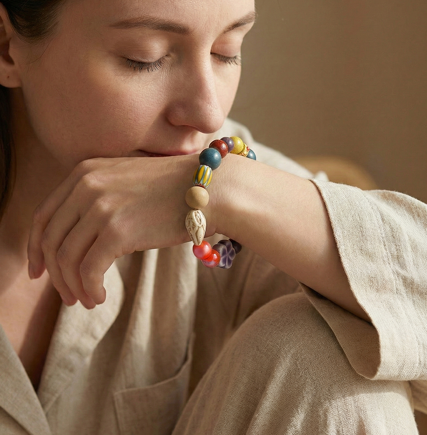 Pulsera Herbal Artesanal China | Inspiración Natural y Tradicional, bienestar holistico