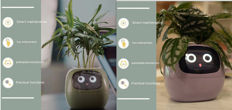 Maceta Inteligente Interactiva | Monitor de Planta con Sensores y Pantalla